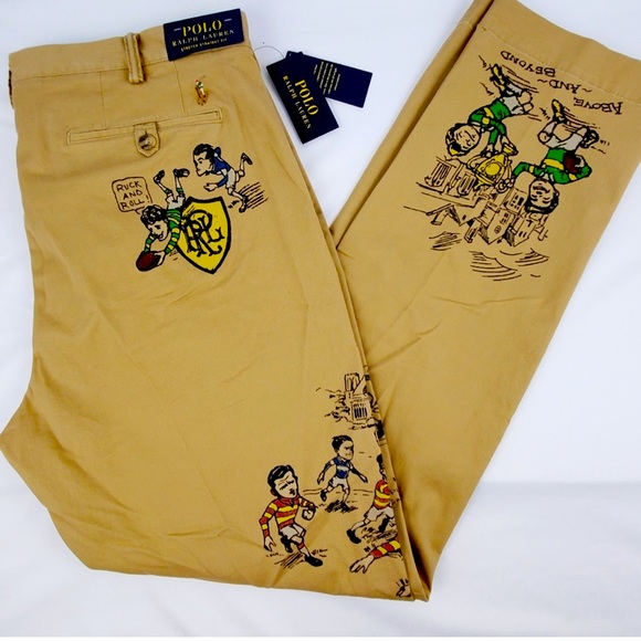 Polo Ralph Lauren Other - Polo by Ralph Lauren Rugby Chino Pants NWT BRAND NEW IN PLASTIC 32x30